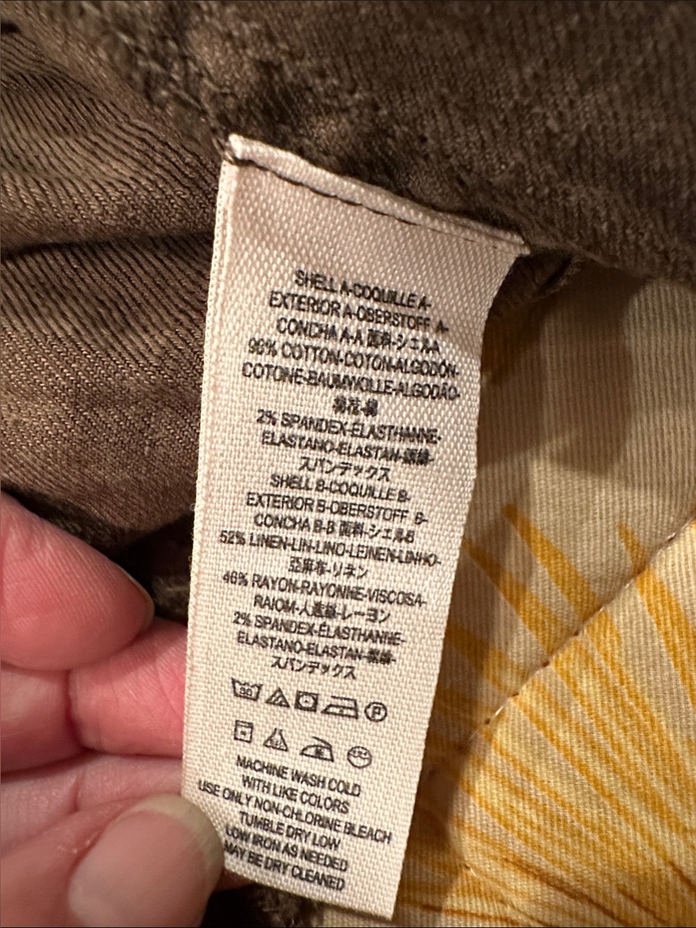 Free People Army  Brown Double-Breasted Peplum Military-Style Jacket size Small - Picture 8 of 8